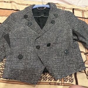 Marc Jacobs Black Tweed Blazer